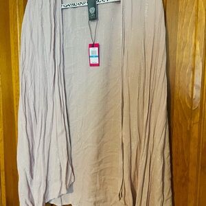 Vince Camuto Metallic Pink Cardigan